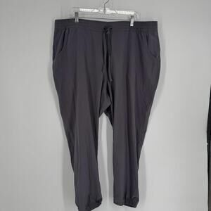 Duluth Trading pants womens xxl gray pier genius jogger gorpcore hiking outdoor